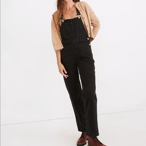 Madewell Straight-Leg Overalls in Lunar Wash